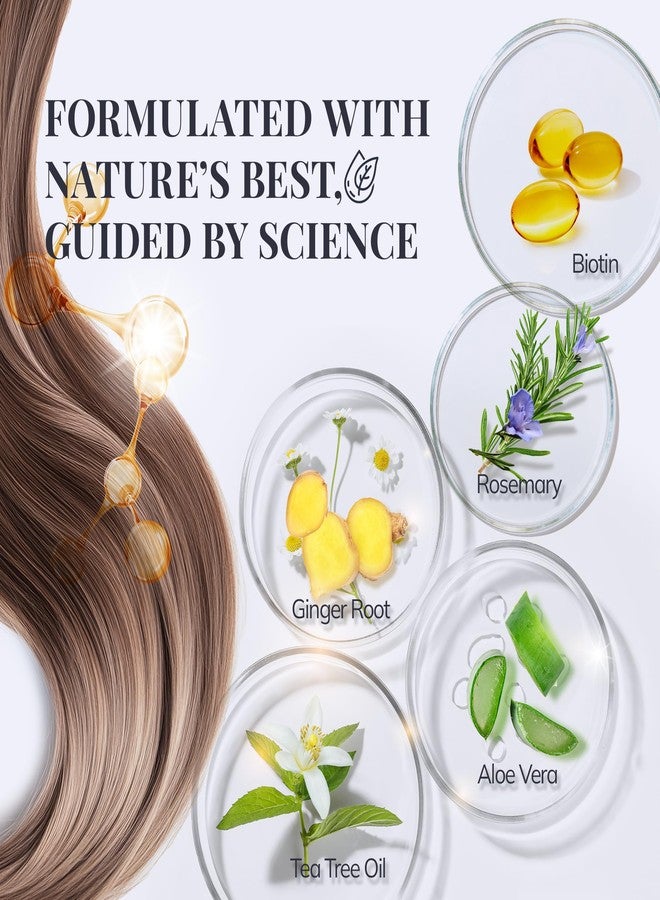 RootStim Biotin & Rosemary Shampoo for Hair Growth: Hair Loss Shampoo for Thinning Hair Infused with Nutrient Rich Ingredients for Hair thickening Sulfate Free 10 fl oz - Image 3